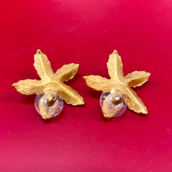 Joan Rivers Womens VTG Gold Earrings with Crystals - Picture 2 of 4